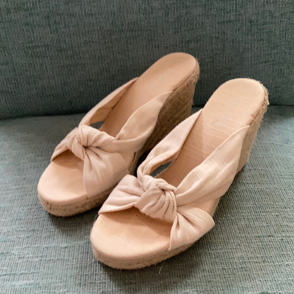 Soludos Knotted Wedge Sandals | Size: 8